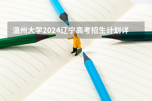 温州大学2024辽宁高考招生计划详解