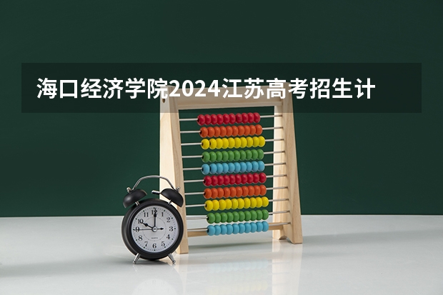 海口经济学院2024江苏高考招生计划详解