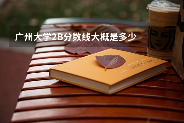 广州大学2B分数线大概是多少