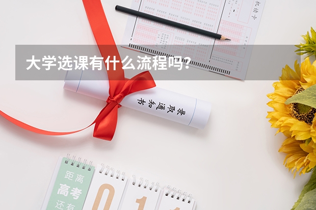 大学选课有什么流程吗？