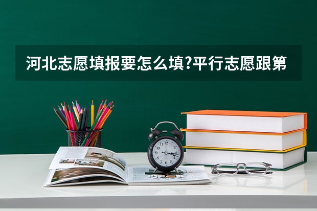河北志愿填报要怎么填?平行志愿跟第一二三……志愿的关系？专业梯度怎么排？