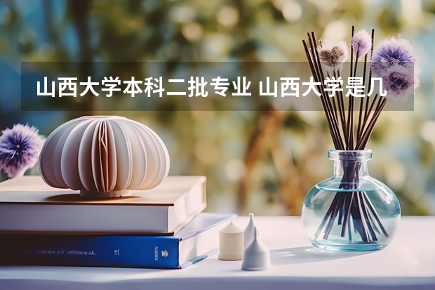 山西大学本科二批专业 山西大学是几本院校？
