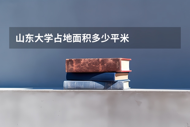 山东大学占地面积多少平米