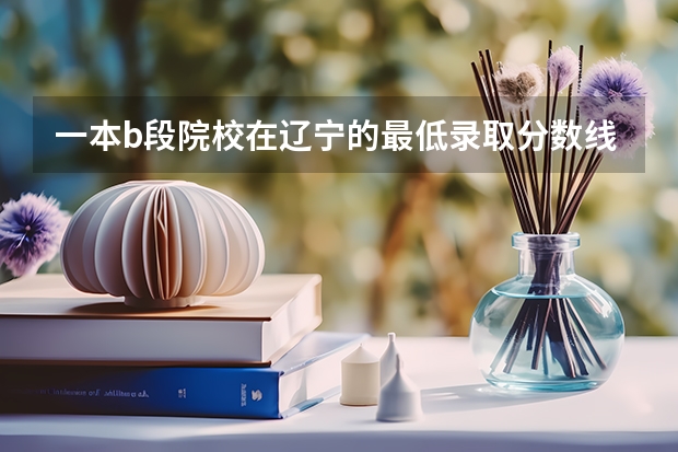 一本b段院校在辽宁的最低录取分数线（辽工大分数线）