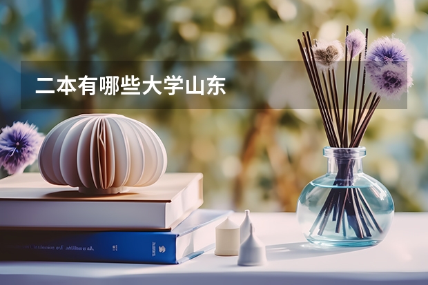 二本有哪些大学山东