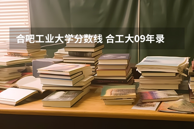 合吧工业大学分数线 合工大09年录取分数线