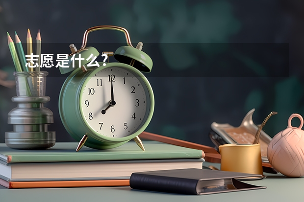 志愿是什么?