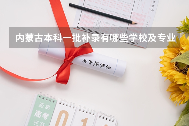 内蒙古本科一批补录有哪些学校及专业