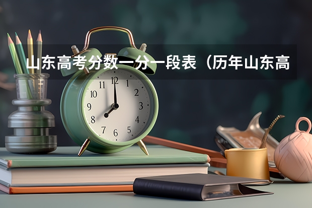 山东高考分数一分一段表（历年山东高考成绩分段统计表）