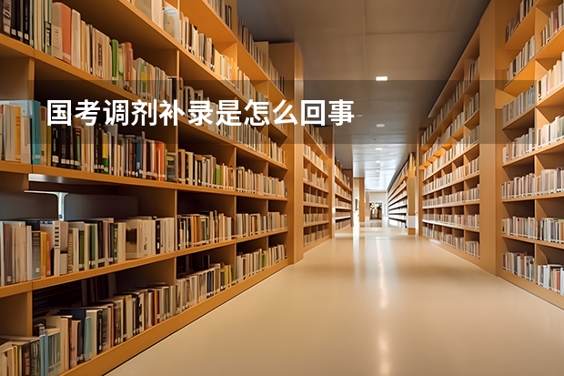 国考调剂补录是怎么回事