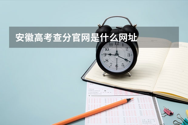 安徽高考查分官网是什么网址