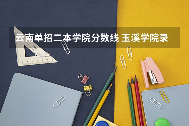 云南单招二本学院分数线 玉溪学院录取分数线单招