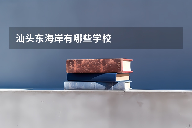 汕头东海岸有哪些学校