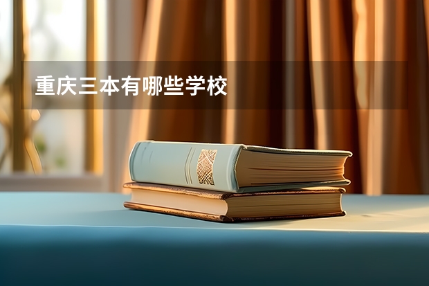 重庆三本有哪些学校
