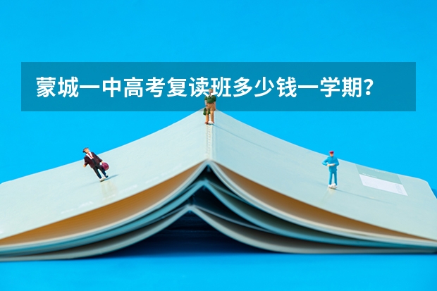 蒙城一中高考复读班多少钱一学期？