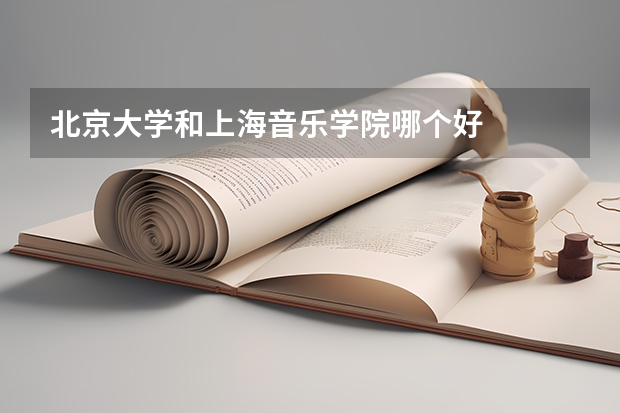 北京大学和上海音乐学院哪个好
