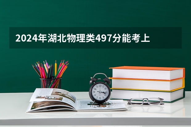 2024年湖北物理类497分能考上什么大学?