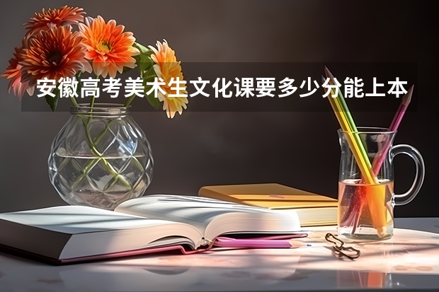 安徽高考美术生文化课要多少分能上本科
