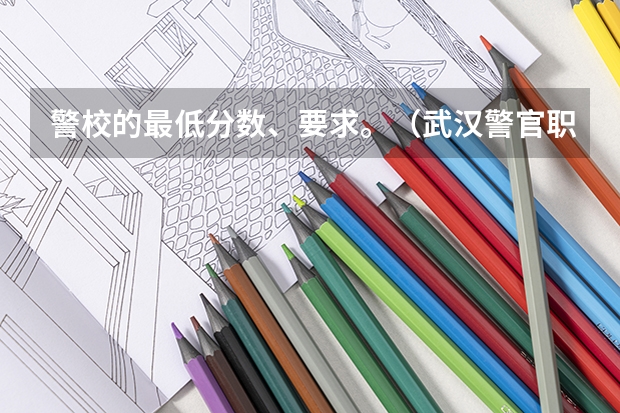 警校的最低分数、要求。（武汉警官职业学院录取线）