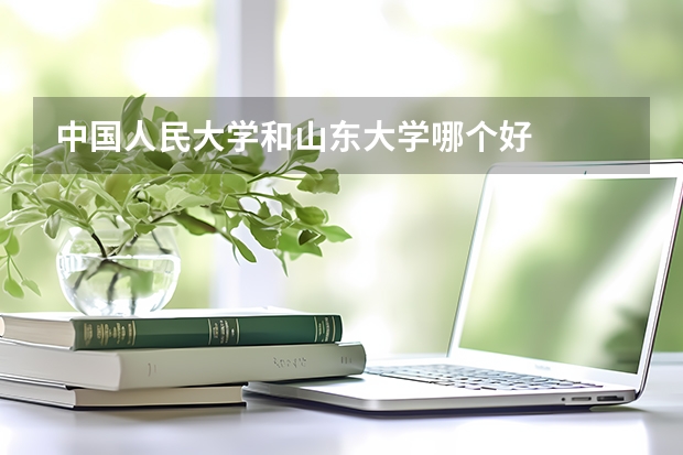 中国人民大学和山东大学哪个好