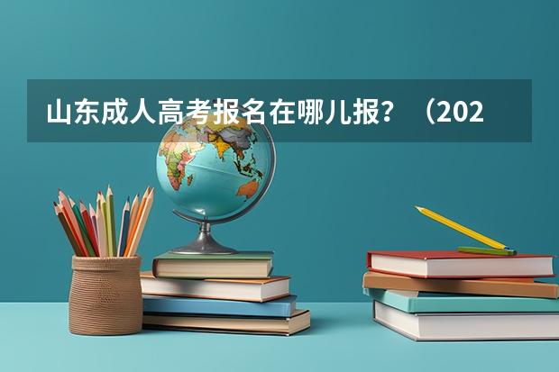 山东成人高考报名在哪儿报？（2024年函授报名入口官网）