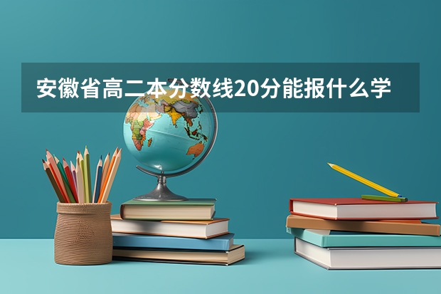 安徽省高二本分数线20分能报什么学校啊?