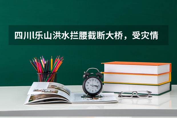 四川l乐山洪水拦腰截断大桥，受灾情况如何?