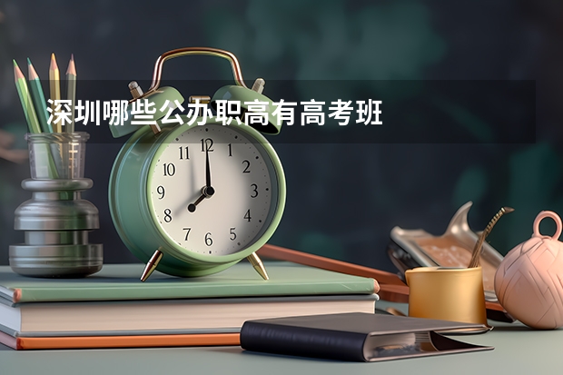 深圳哪些公办职高有高考班