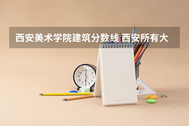 西安美术学院建筑分数线 西安所有大学分数线详解探索西安各大高校录取分数线