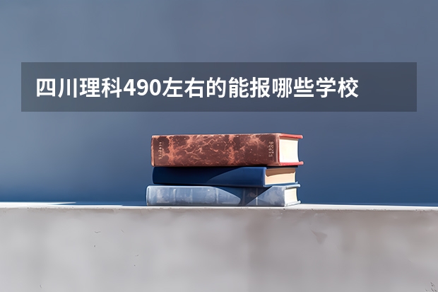 四川理科490左右的能报哪些学校