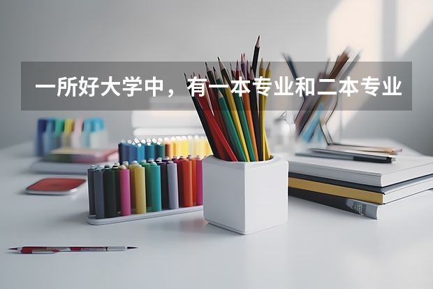 一所好大学中，有一本专业和二本专业，那报这两类专业的学生有什么区别吗？