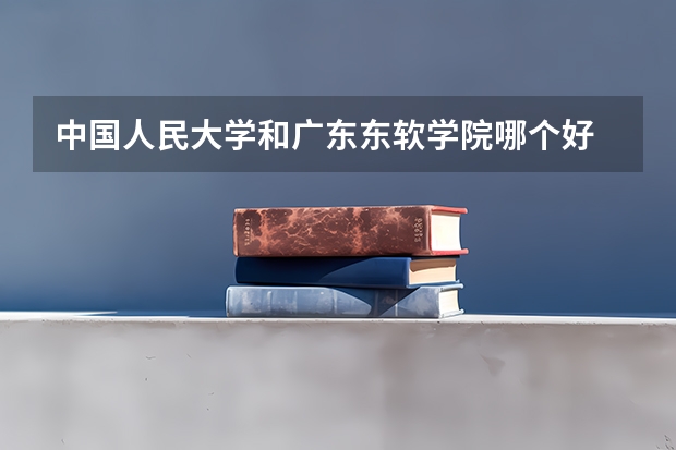 中国人民大学和广东东软学院哪个好