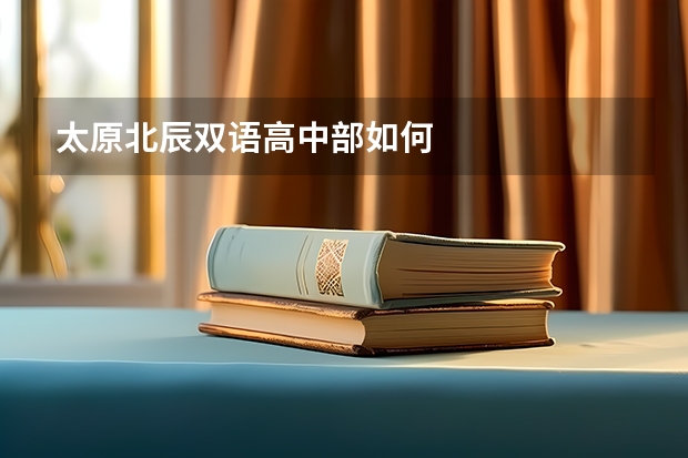 太原北辰双语高中部如何
