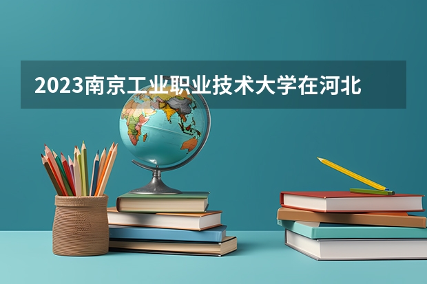 2023南京工业职业技术大学在河北高考专业招生计划人数