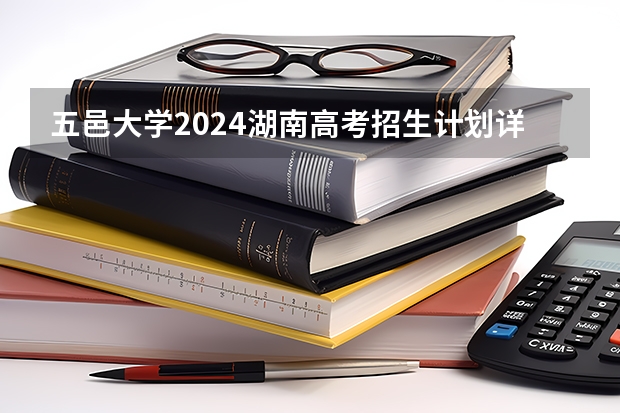 五邑大学2024湖南高考招生计划详解