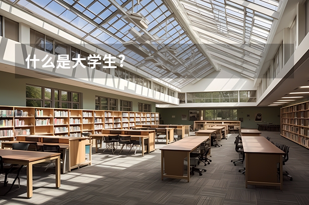 什么是大学生?