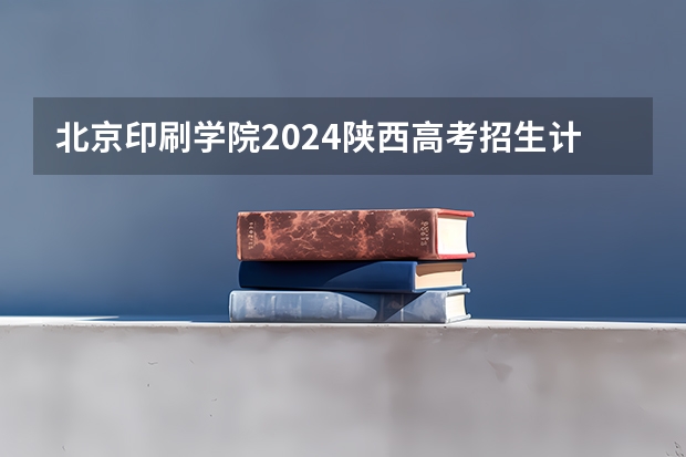 北京印刷学院2024陕西高考招生计划详解