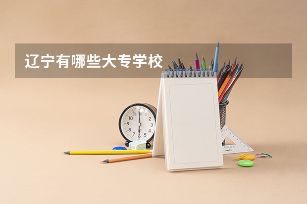 辽宁有哪些大专学校