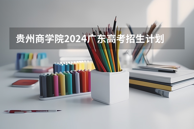 贵州商学院2024广东高考招生计划详解