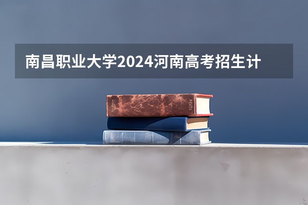 南昌职业大学2024河南高考招生计划详解