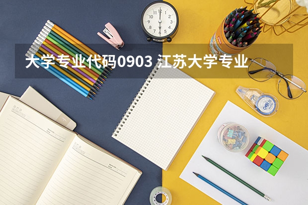 大学专业代码0903 江苏大学专业组代号