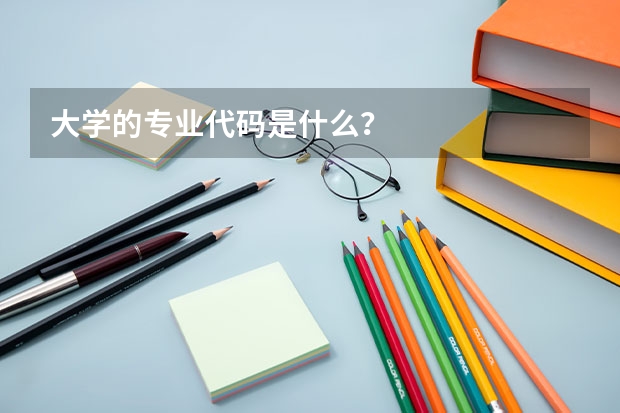 大学的专业代码是什么？