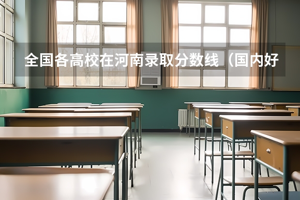 全国各高校在河南录取分数线（国内好的二本院校）