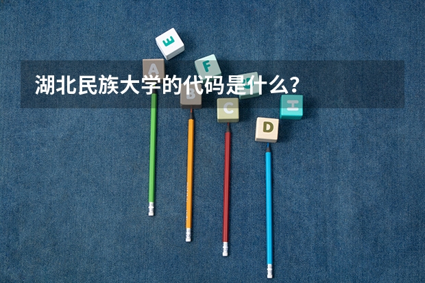 湖北民族大学的代码是什么？