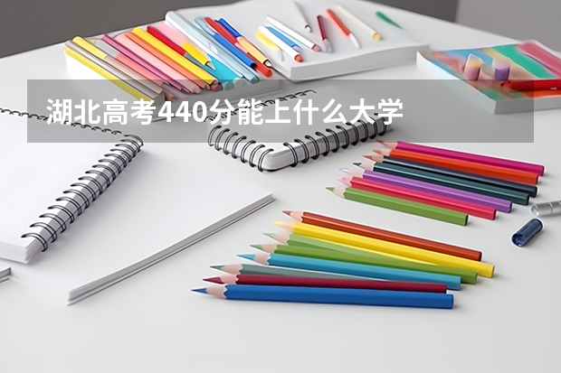 湖北高考440分能上什么大学