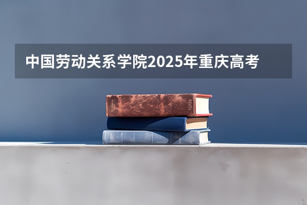 中国劳动关系学院2025年重庆高考招生计划预测