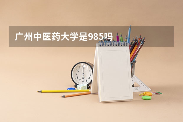 广州中医药大学是985吗