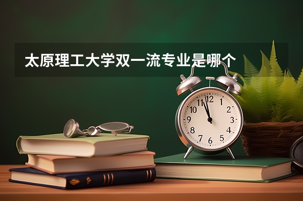 太原理工大学双一流专业是哪个