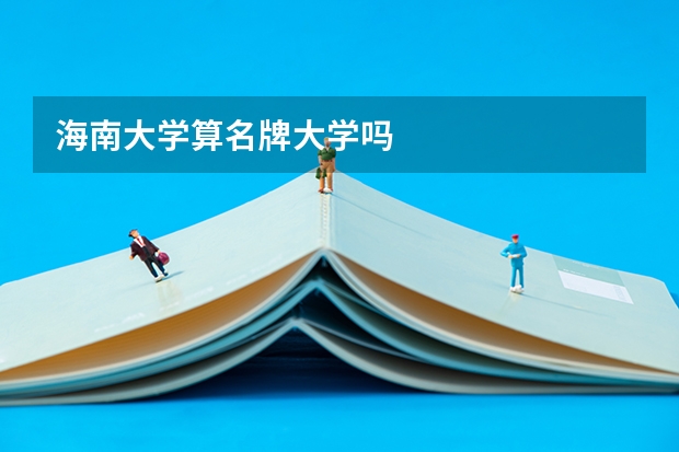 海南大学算名牌大学吗