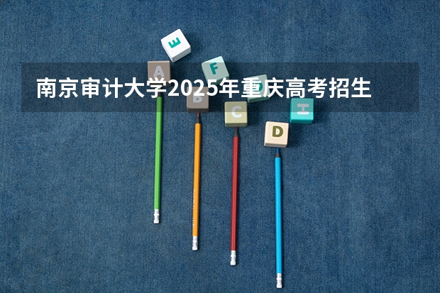 南京审计大学2025年重庆高考招生计划预测